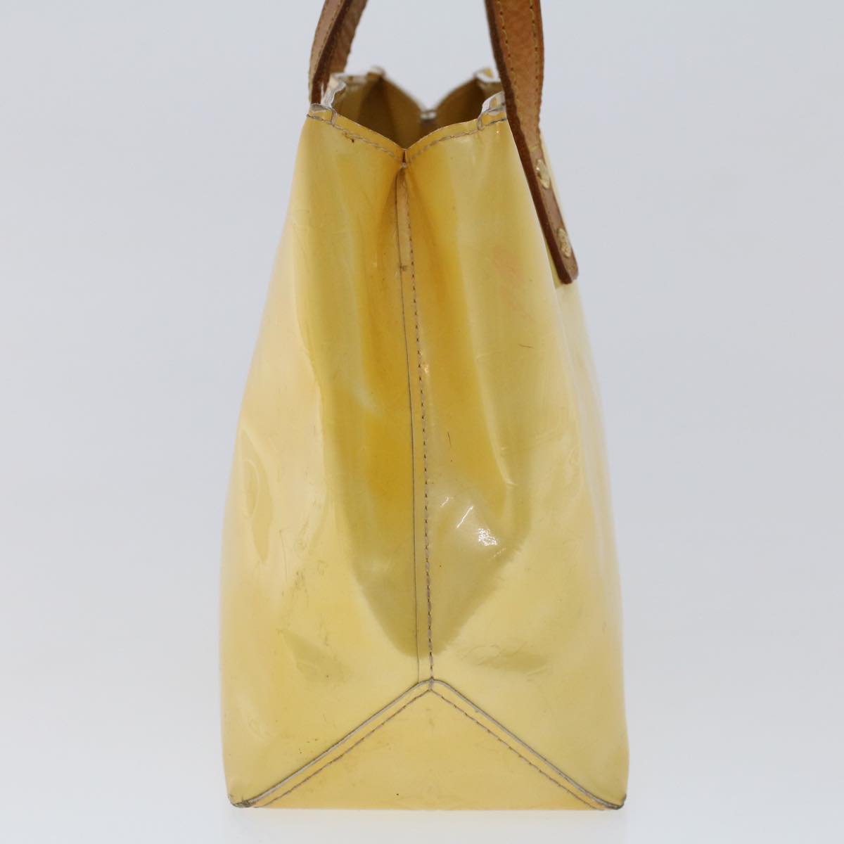 Louis Vuitton Monogram Vernis Reade PM Hand Bag Perle LV Auth hk740