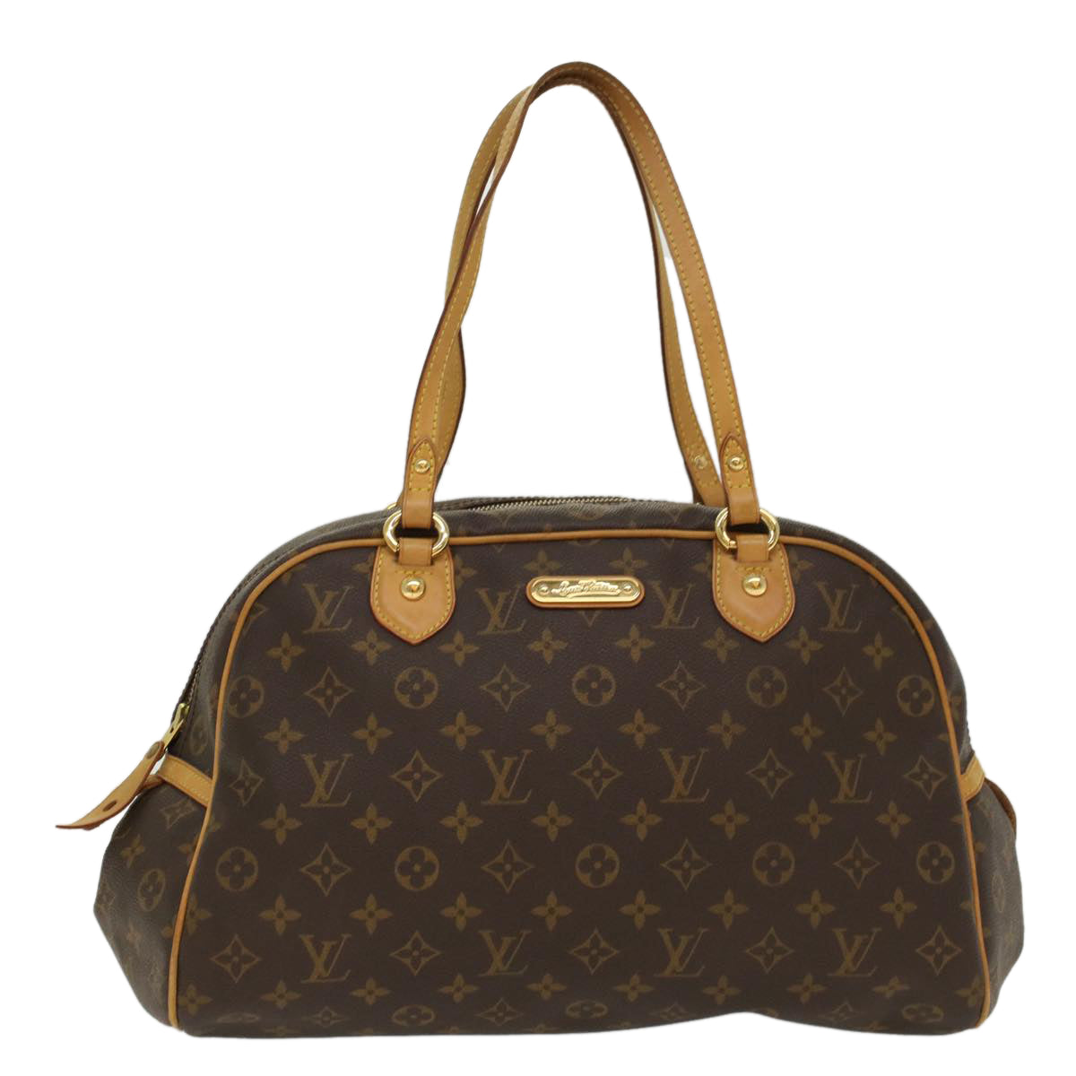 LOUIS VUITTON Monogram Montorgueil GM Shoulder Bag LV Auth hk791
