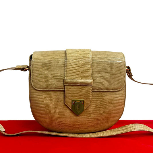 Yves Saint Laurent Lizard Mini Shoulder Bag