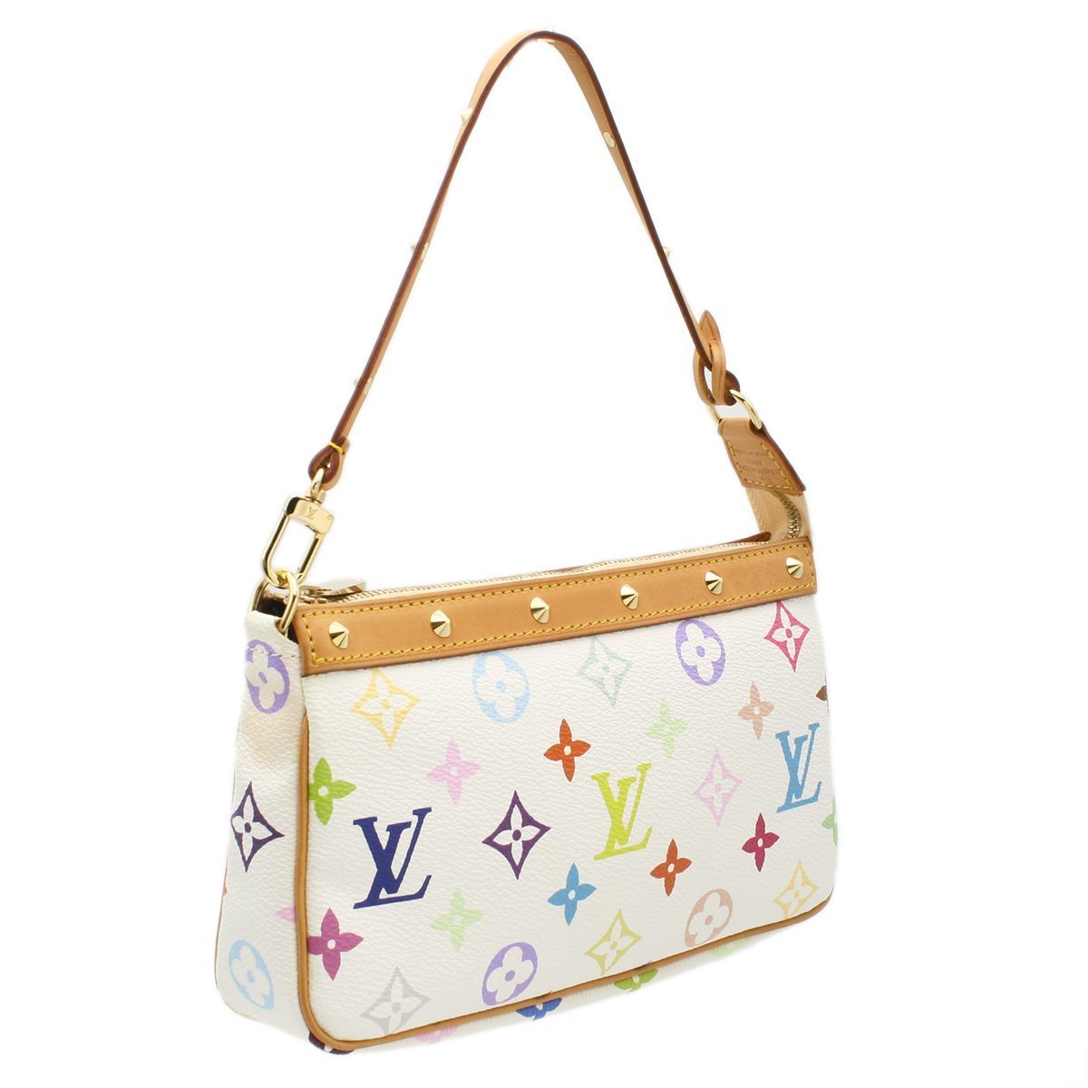 Louis Vuitton 2003 Monogram Multicolor Pochette Accessoires Clutch