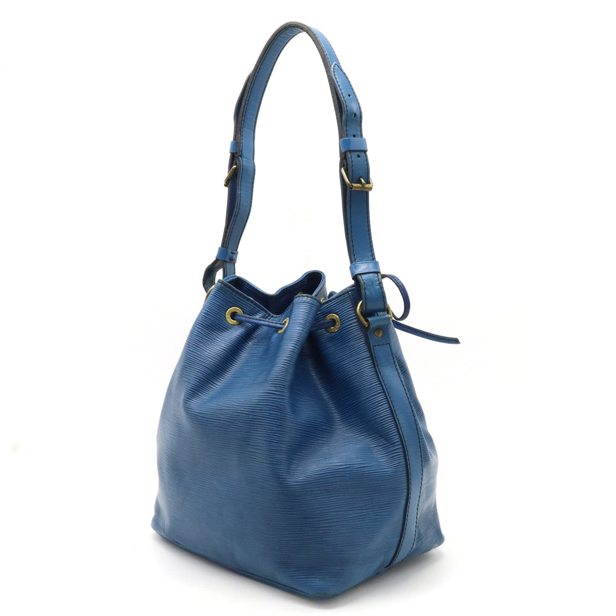 Louis Vuitton Petite Noe Epi Toledo Blue Handbag