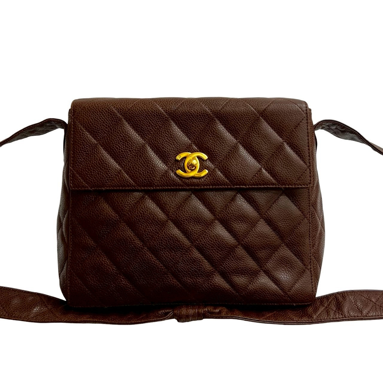 Chanel Matelassé Caviar Leather Shoulder Bag