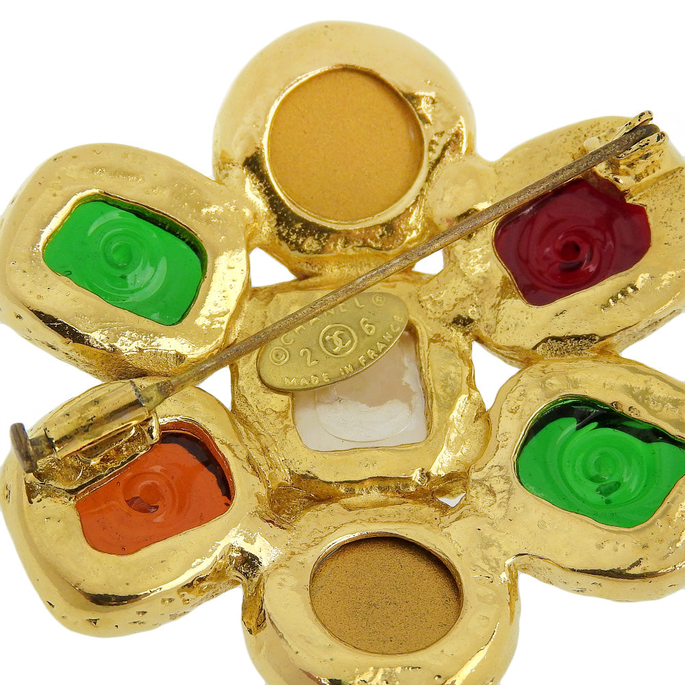 Chanel Gripoix Brooch Classic Flap Tote