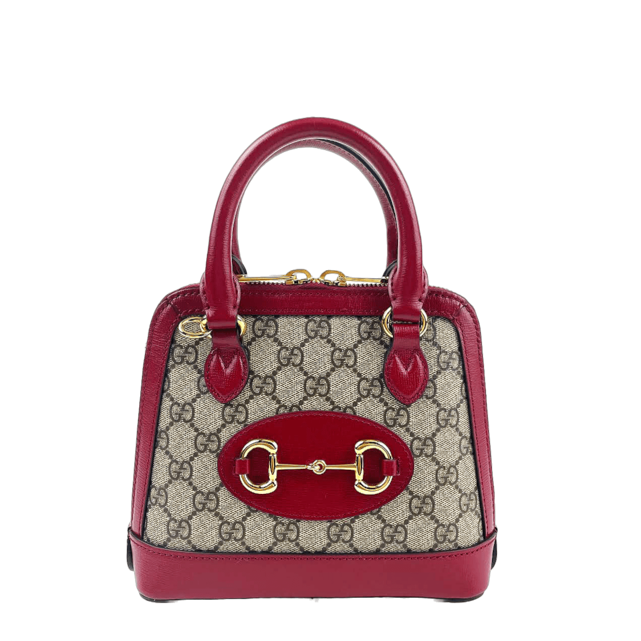 Gucci Leather Canvas Tote