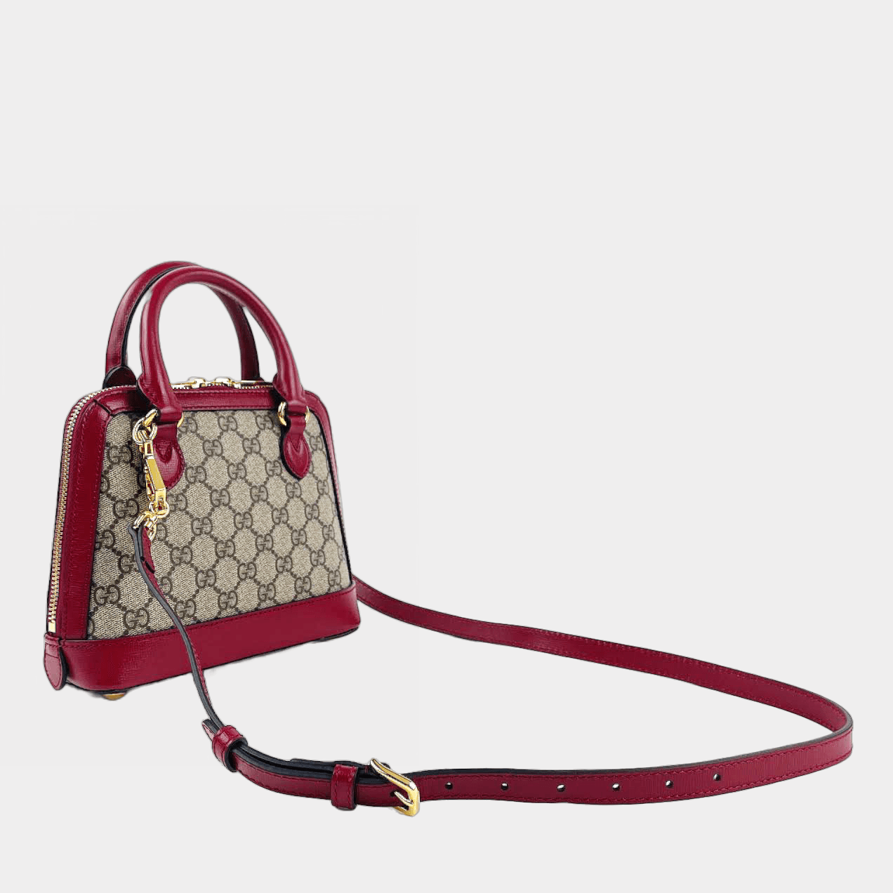 Gucci Leather Canvas Tote