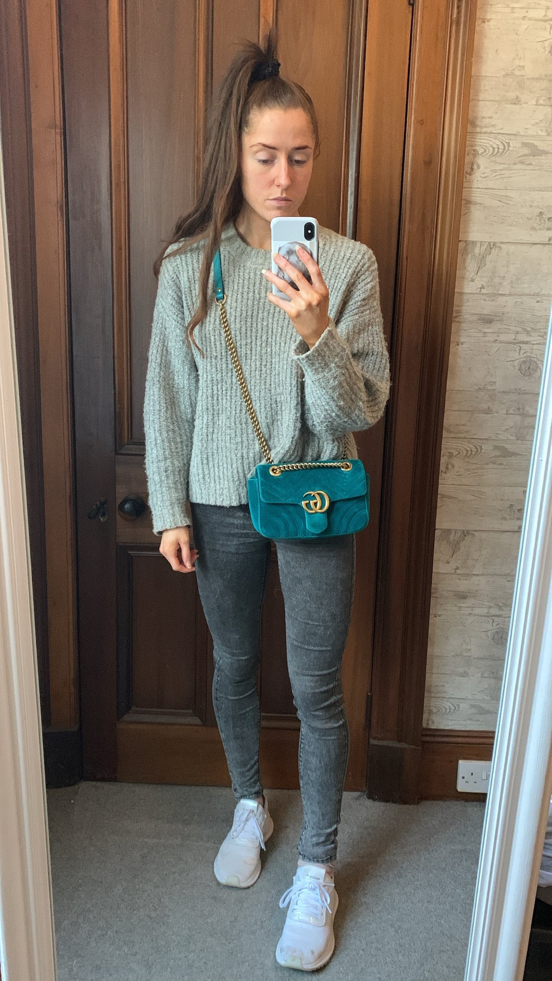 Gucci Chain Leather Shoulder Bag