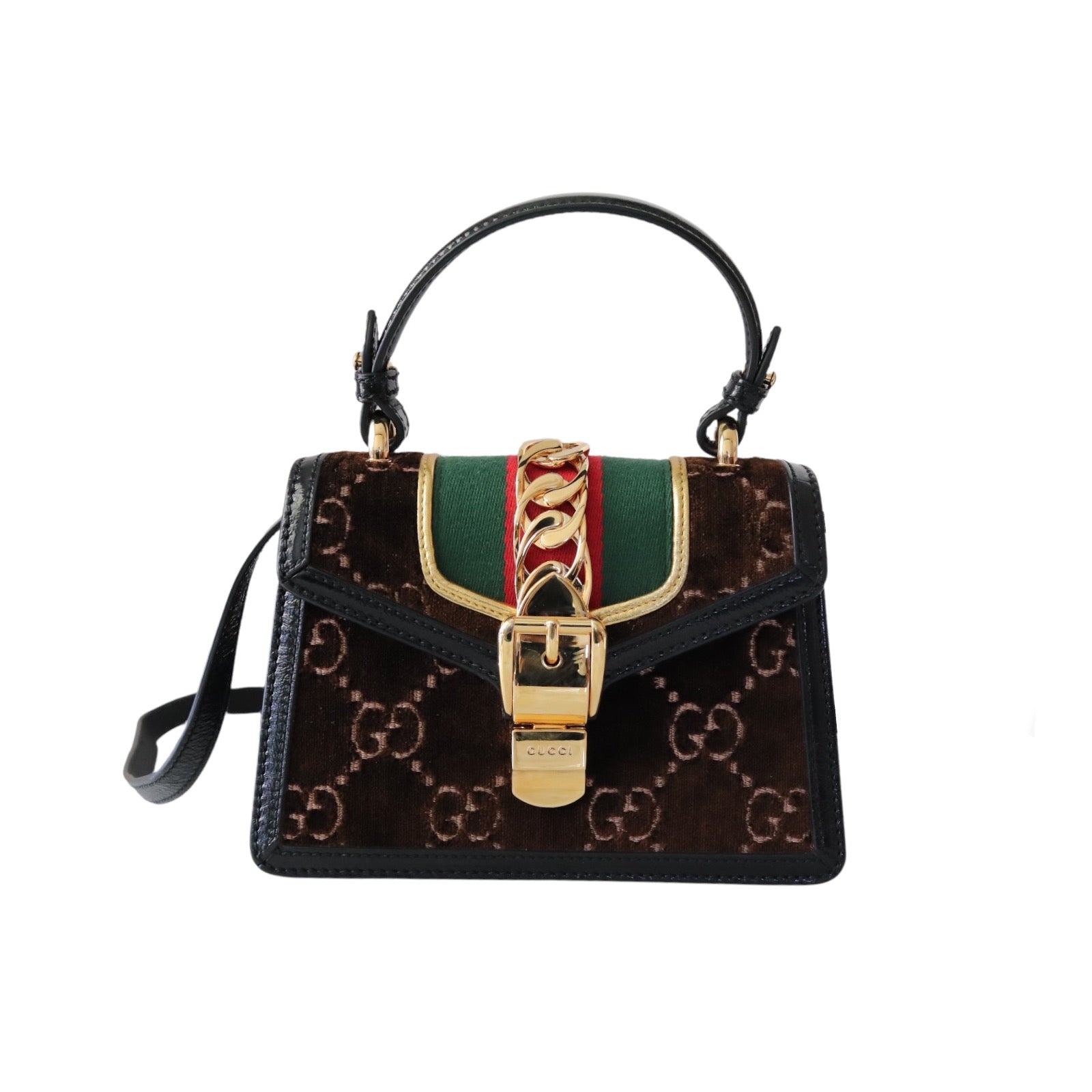 Gucci Leather Mini Shoulder Bag