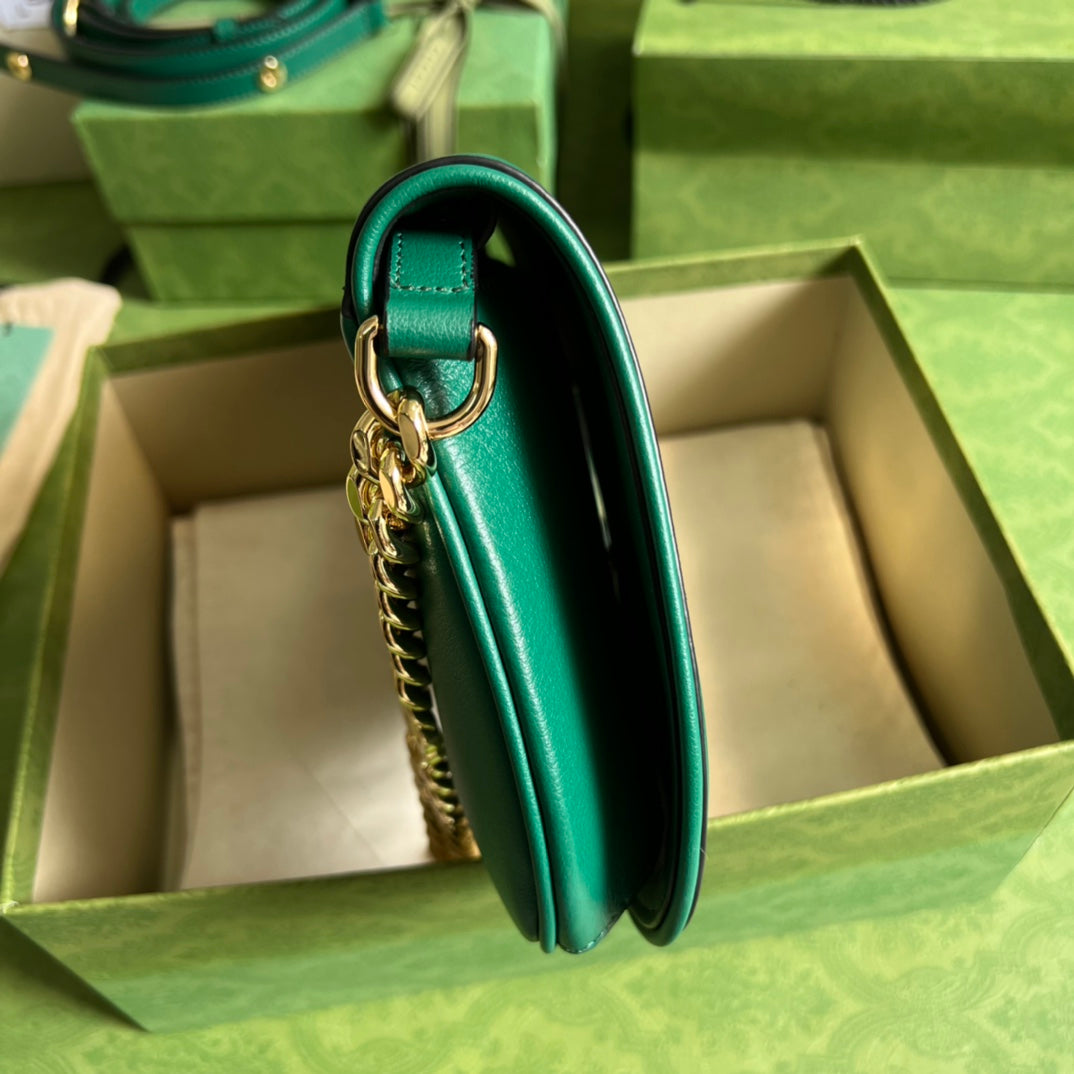 Gucci Blondie Leather Chain Shoulder Bag Style 6