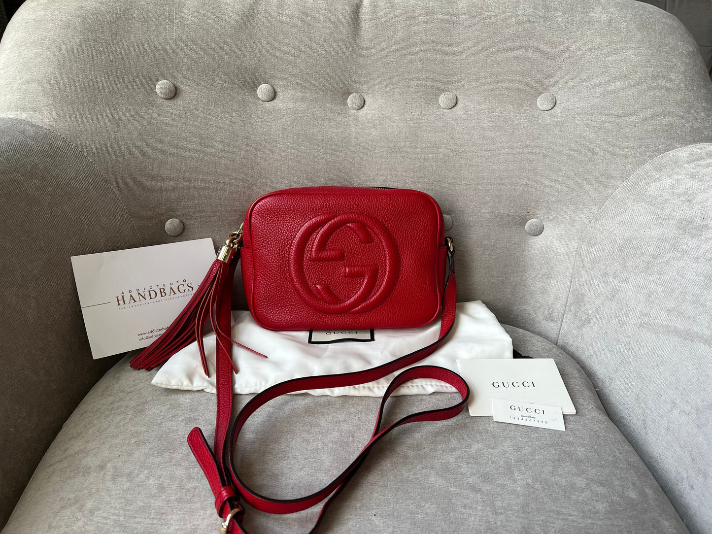 Gucci Leather Shoulder Bag