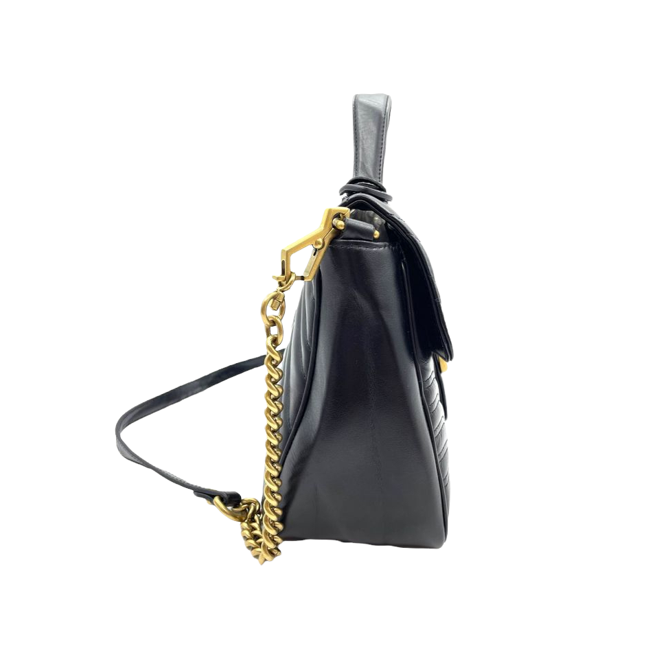 Gucci Leather Top Handle Shoulder Bag