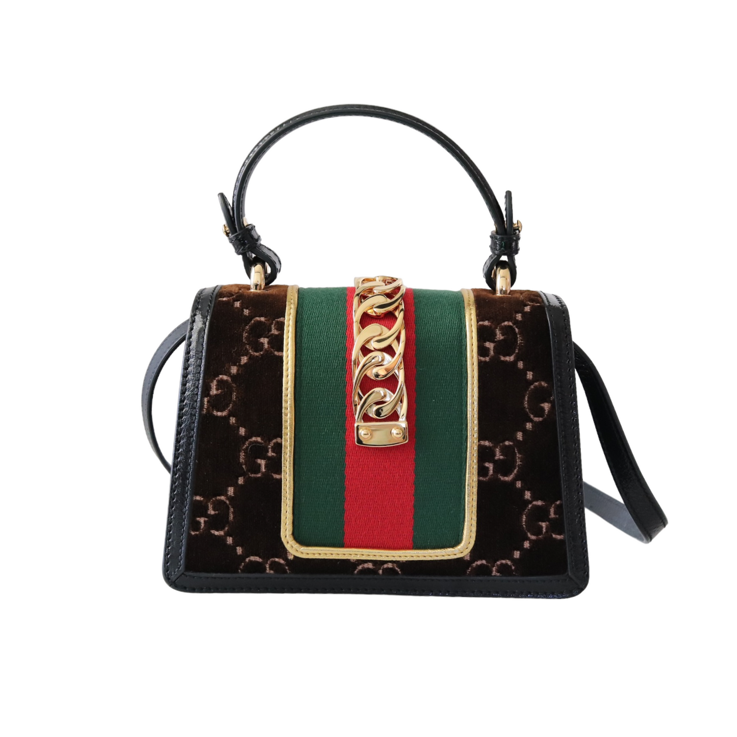 Gucci Leather Mini Shoulder Bag