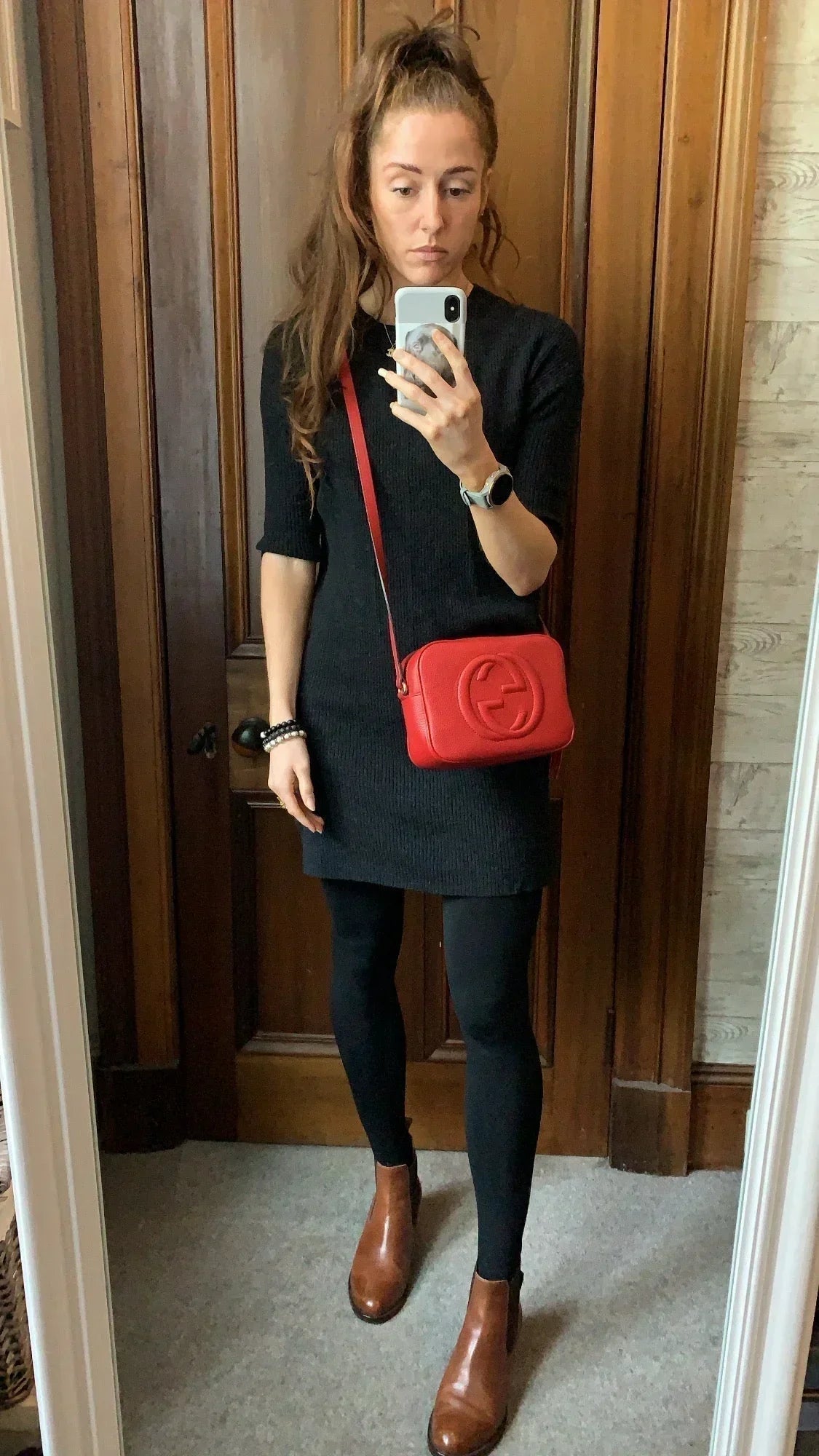 Gucci Leather Shoulder Bag