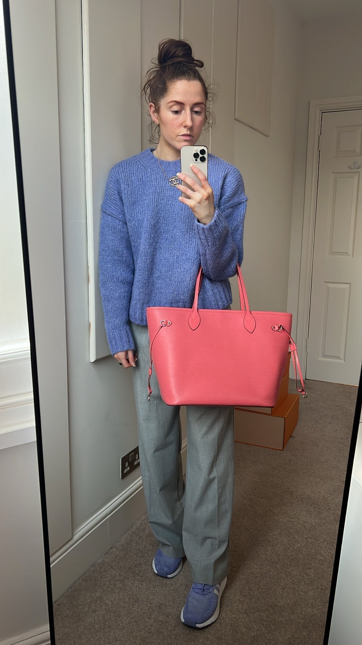 Louis Vuitton Neverfull MM Coral Epi Leather (RRP £1,740) Tote