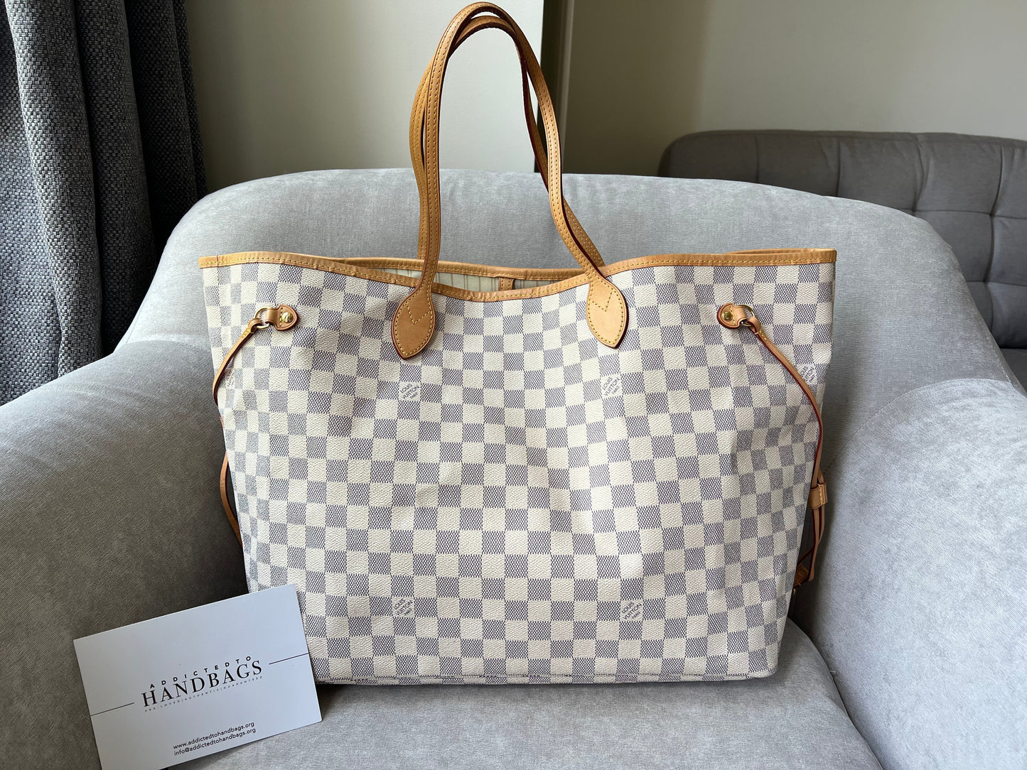 Louis Vuitton Neverfull GM Damier Azur (RRP £1,450) Tote