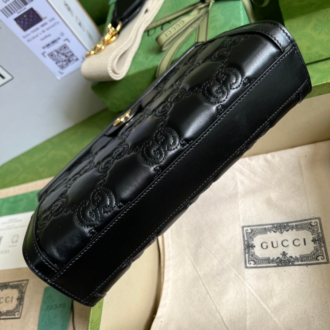 Gucci Leather Shoulder Bag Style 68