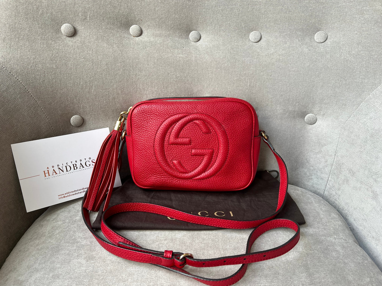 Gucci Leather Shoulder Bag
