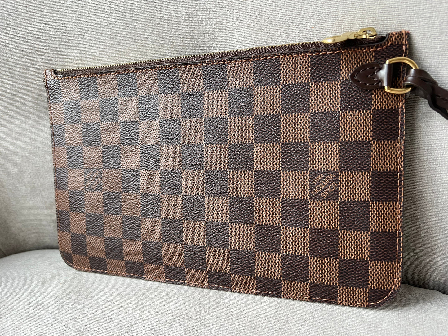 Louis Vuitton Pouch (from Neverfull) in Damier Ebene Tote