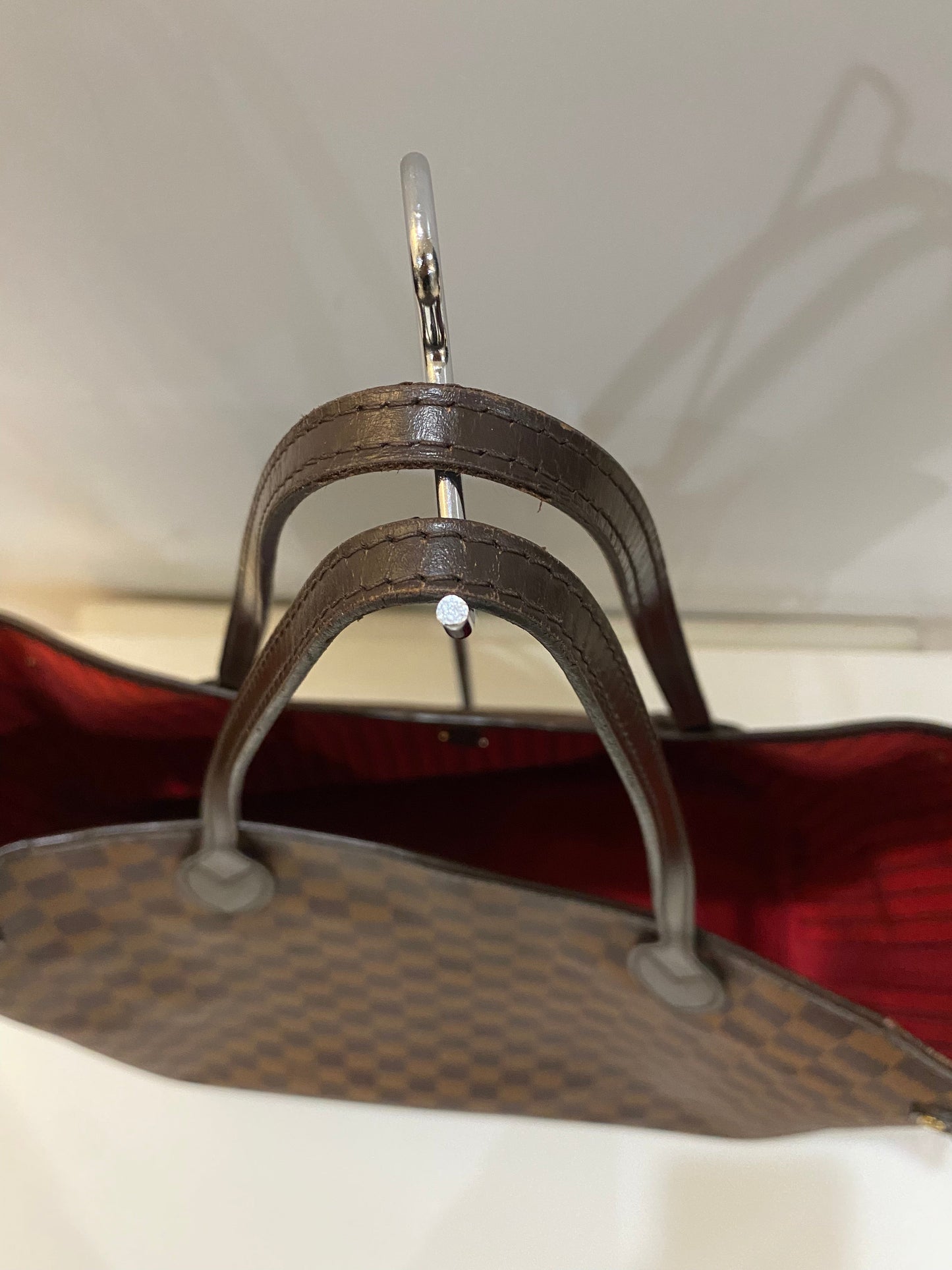 LOUIS VUITTON Damier Ebene GM Neverfull Tote