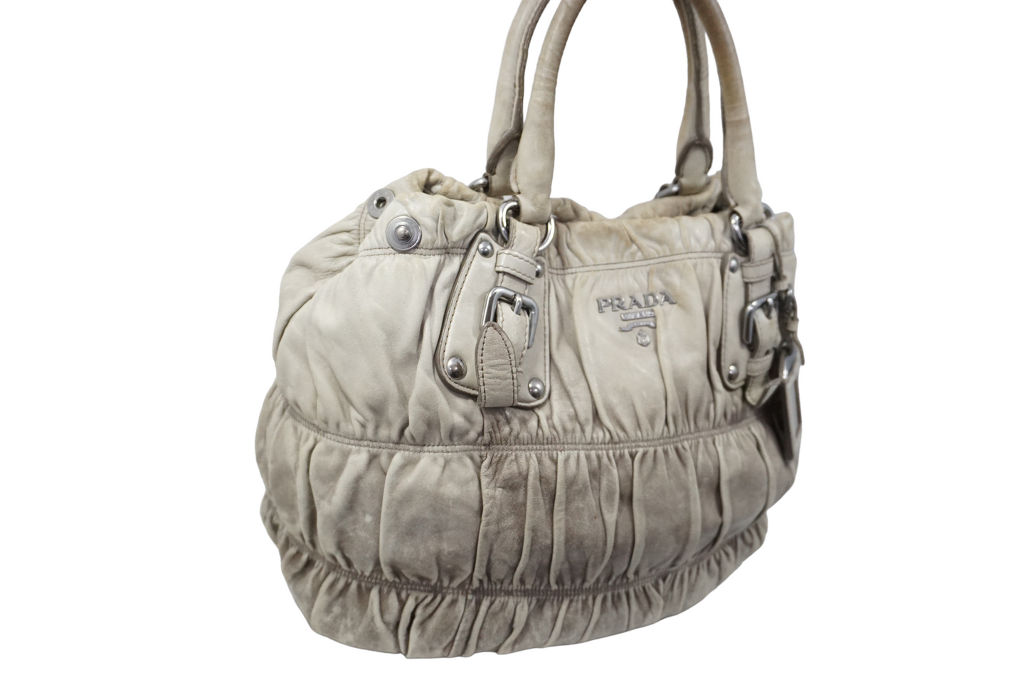 Prada Læder Håndtaske Luxury Handbag