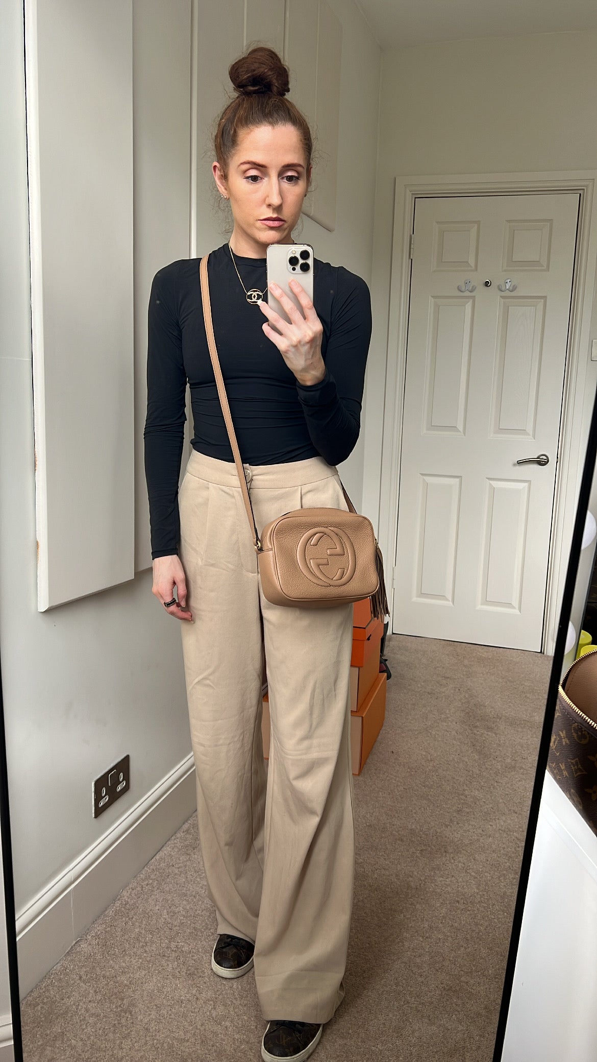 Gucci Leather Shoulder Bag