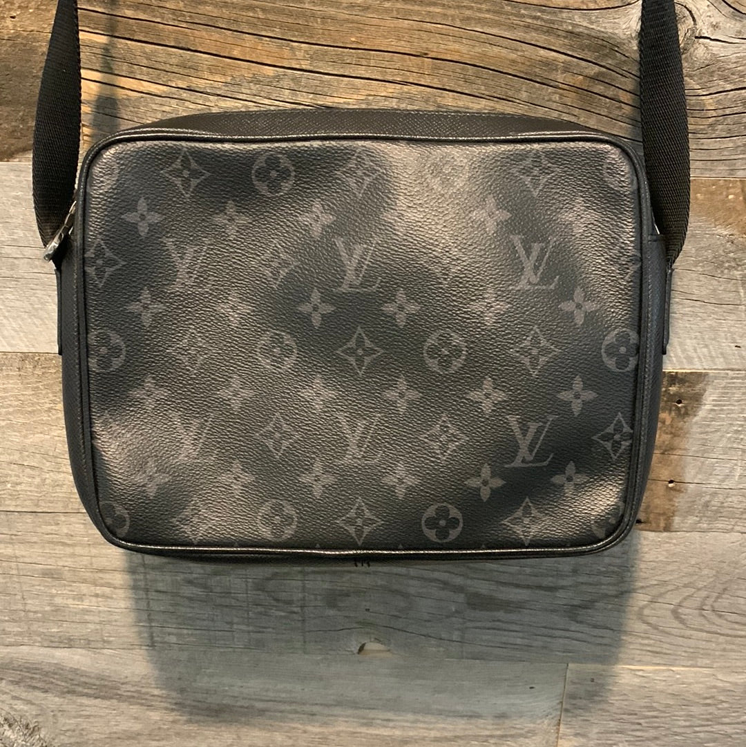 Louis Vuitton Monogram Eclipse Taiga Messenger Bag