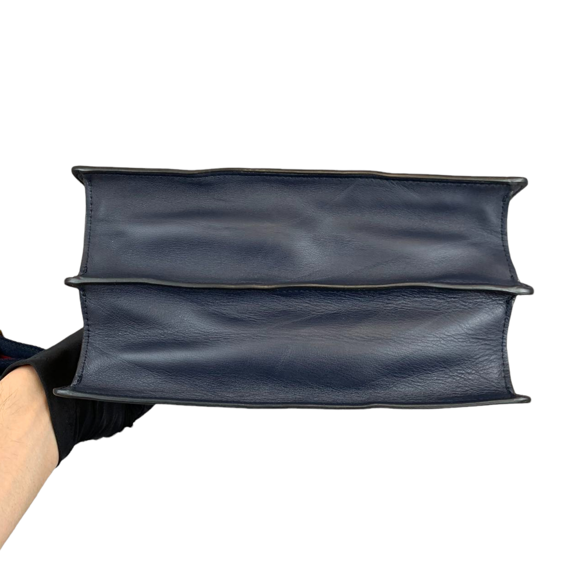 Gucci Leather Top Handle Shoulder Bag