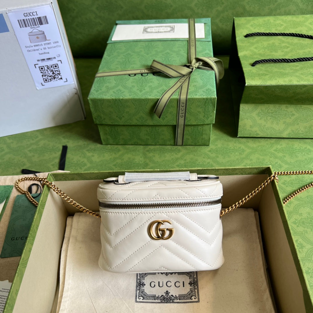 Gucci GG Marmont Leather Monogram Handbag Style 4