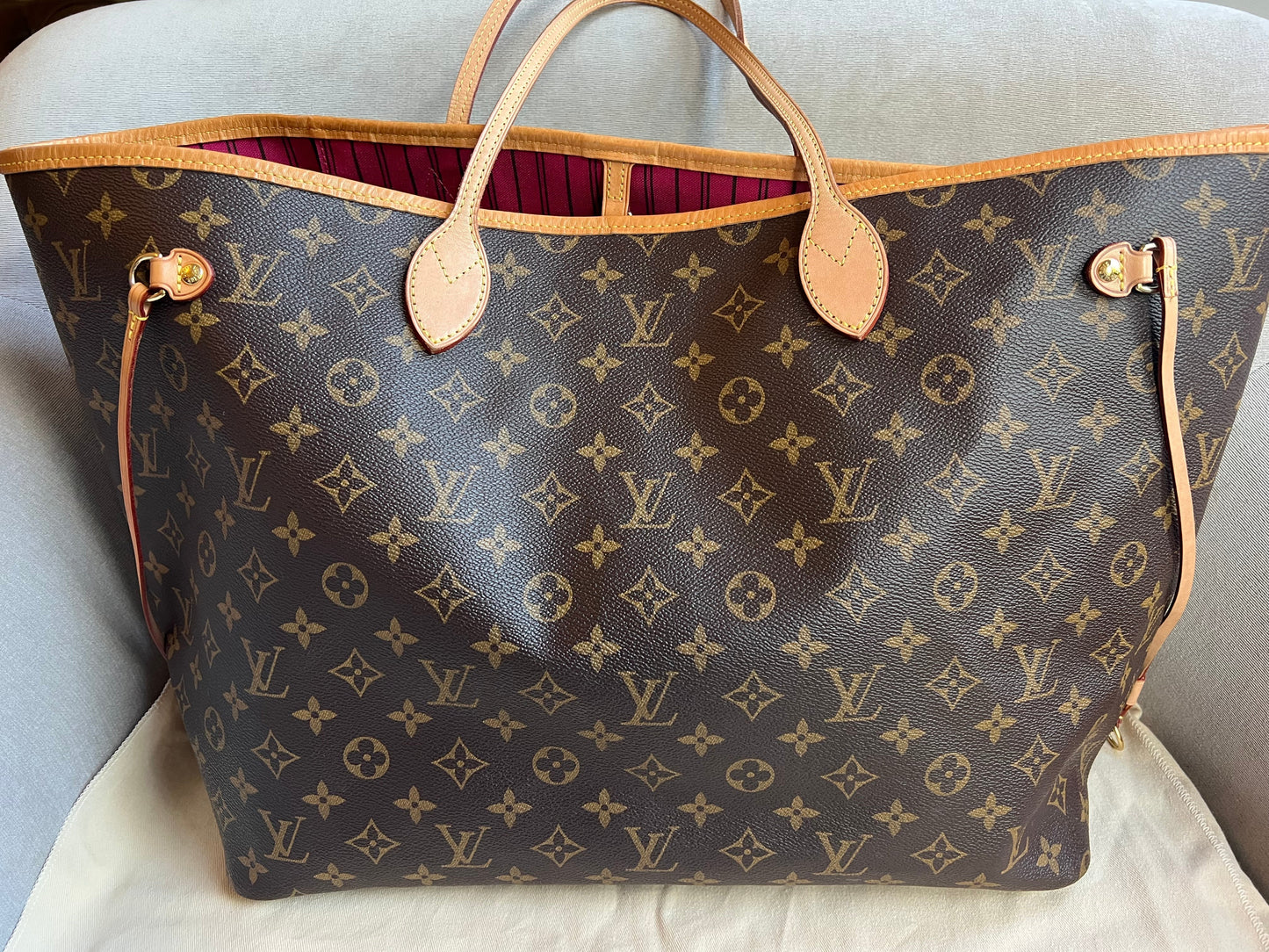 Louis Vuitton Neverfull GM Monogram Beige Interior (RRP £1,460) Tote