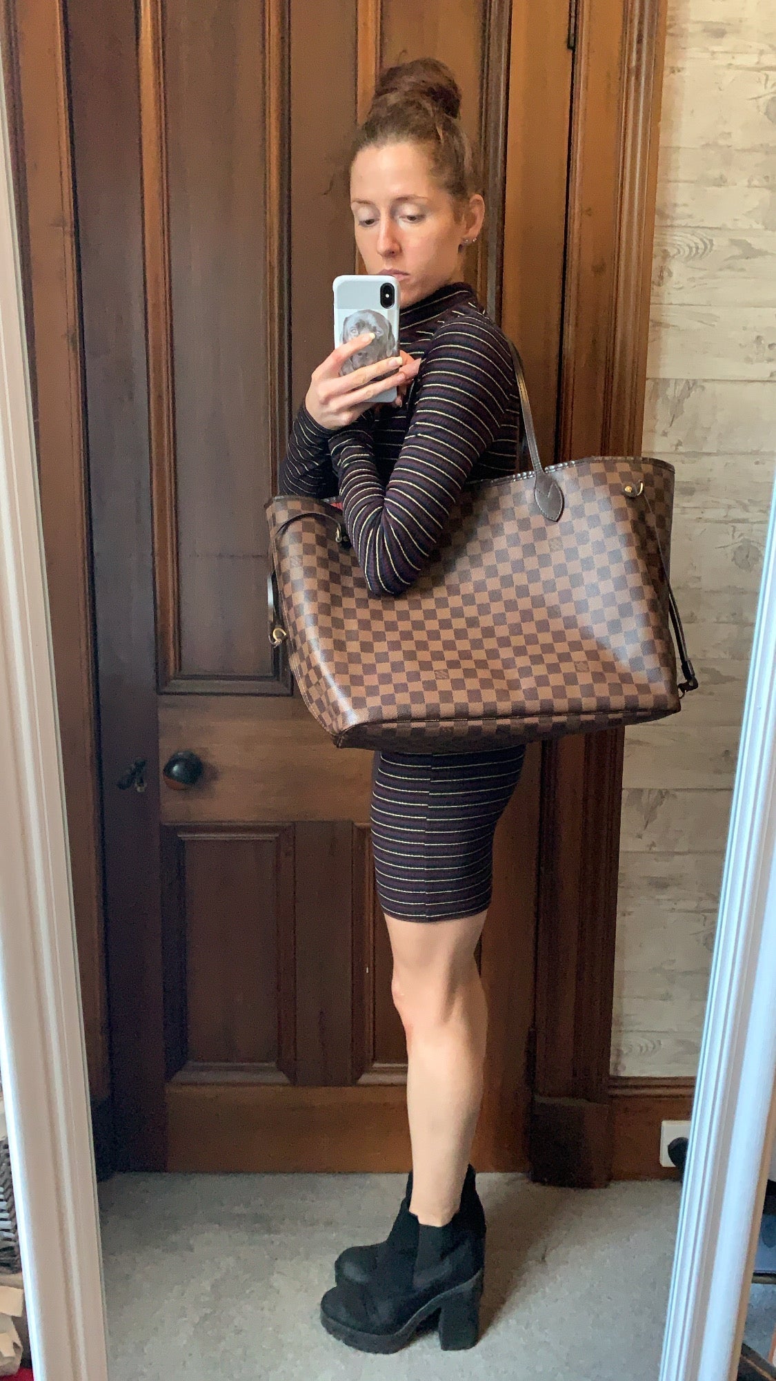 Louis Vuitton Neverfull GM Damier Ebene Cherry Interior (RRP £1,450) Tote