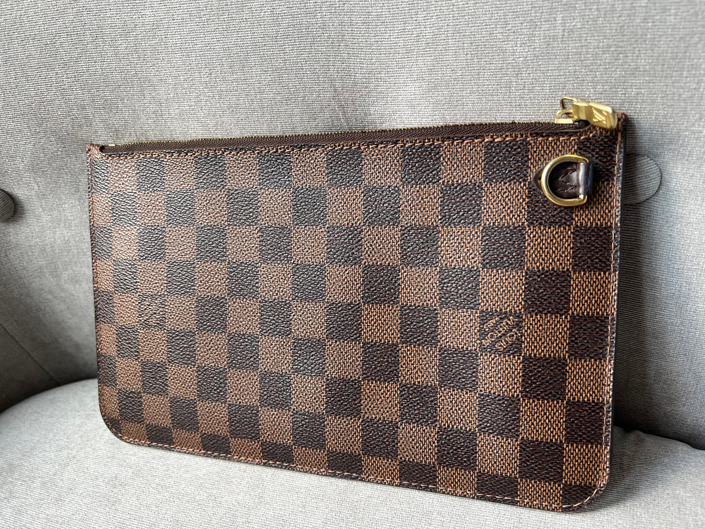Louis Vuitton Pouch (from Neverfull MM) in Damier Ebene Tote