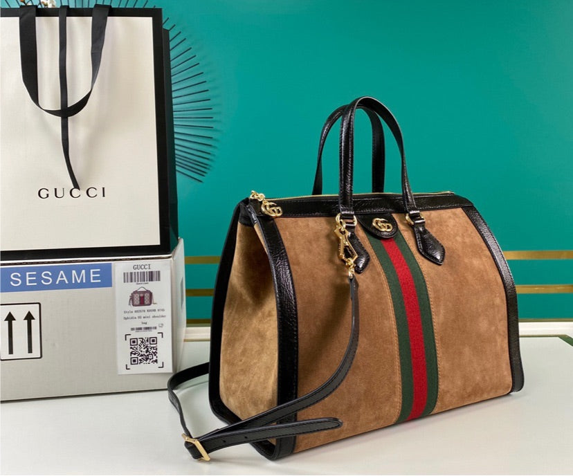 Gucci Suede Shoulder Bag