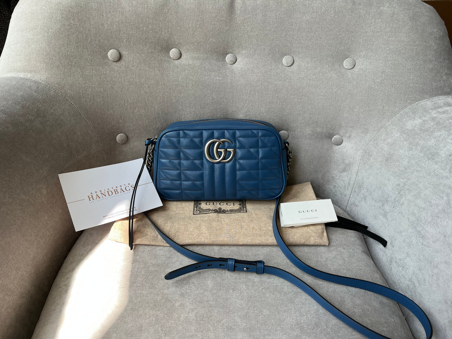 Gucci Chain Leather Shoulder Bag