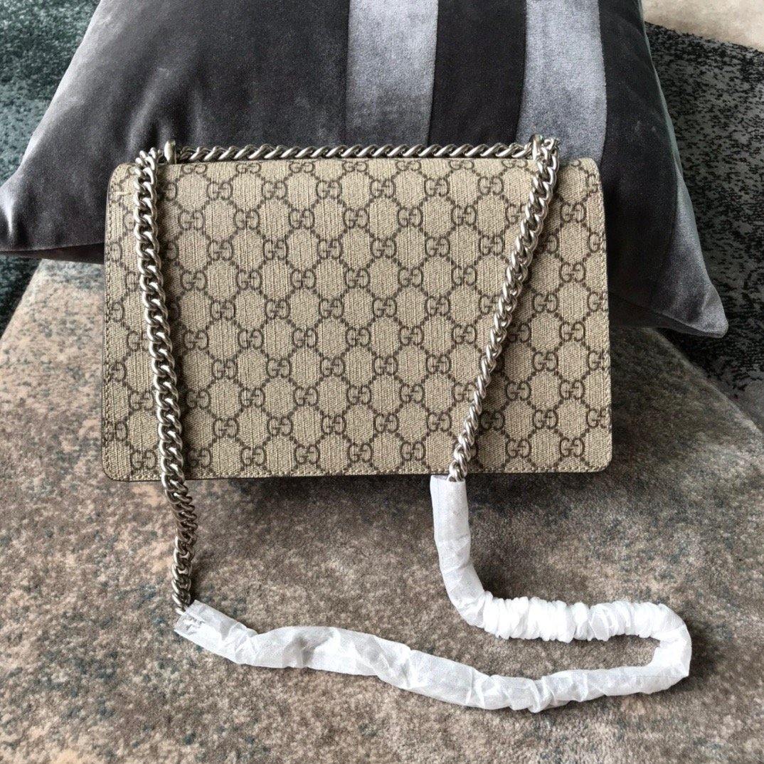 Gucci Chain Canvas Shoulder Bag