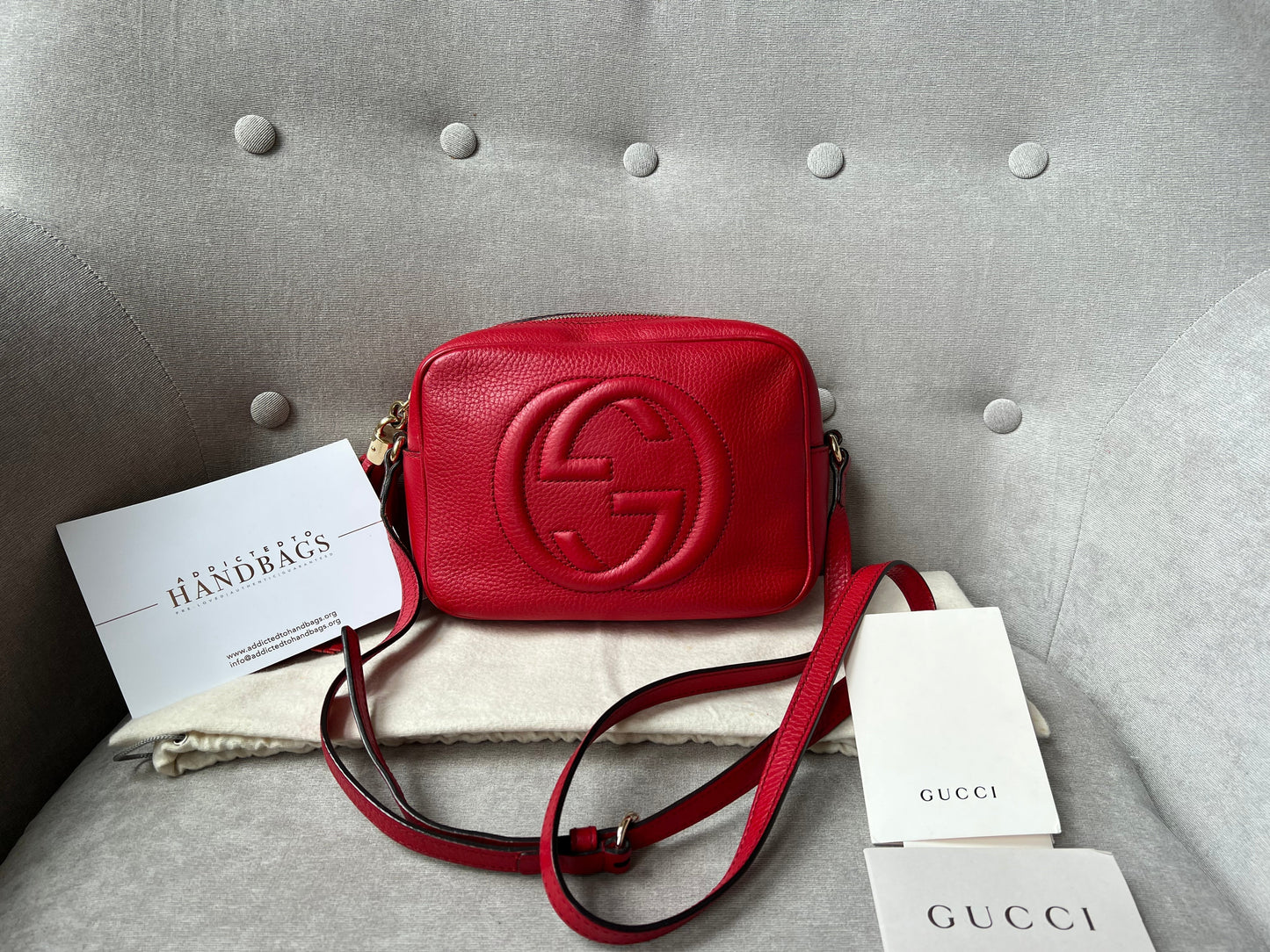 Gucci Leather Shoulder Bag