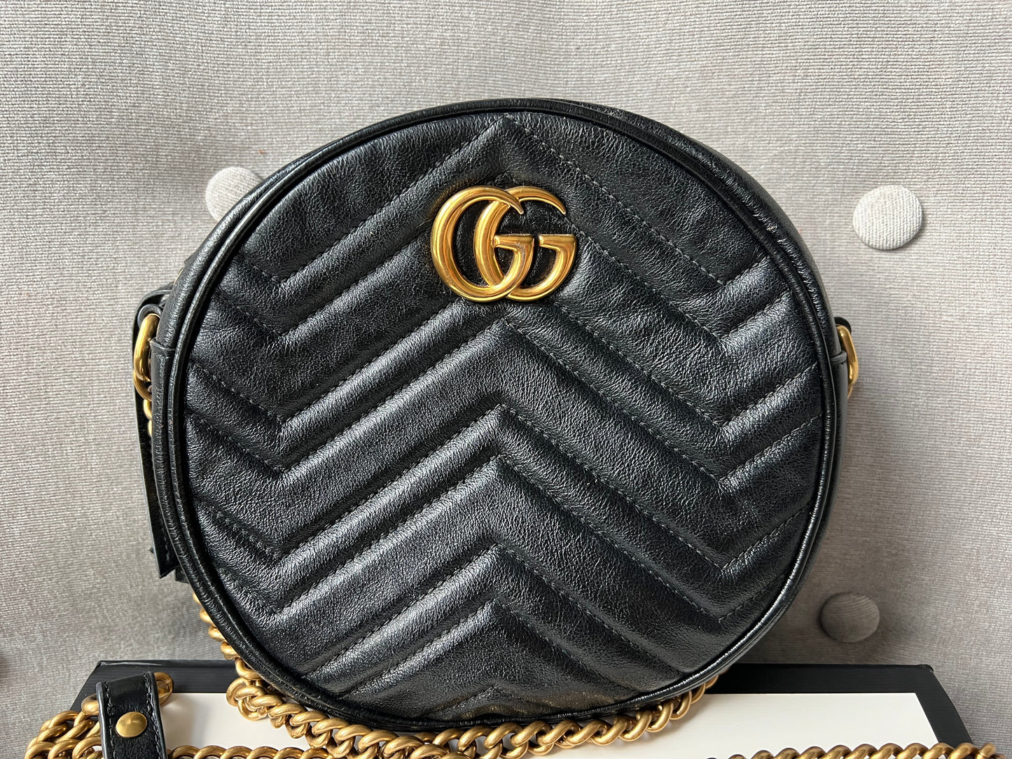 Gucci Quilted Chain Shoulder Bag