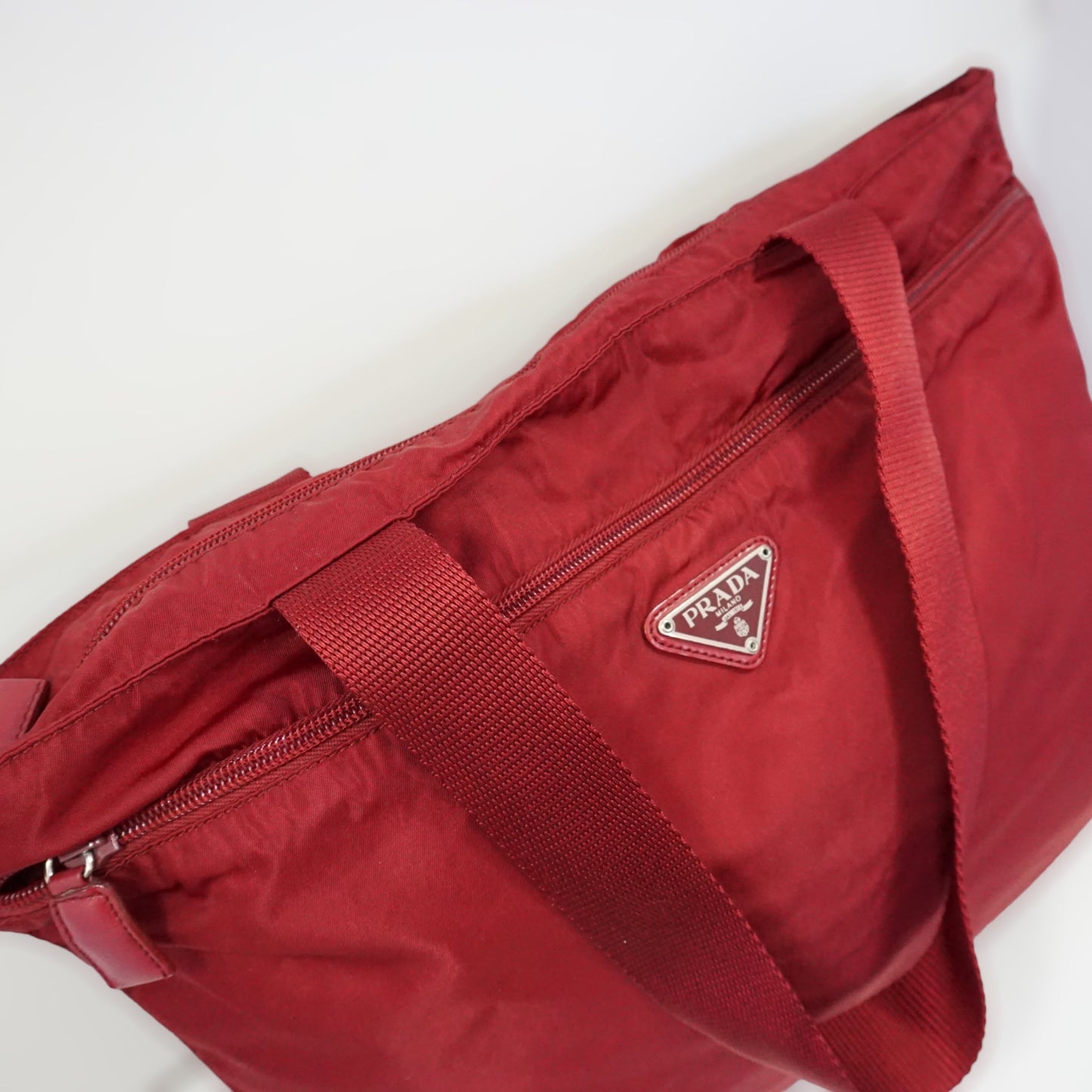 Prada rød ToteBag Luxury Handbag