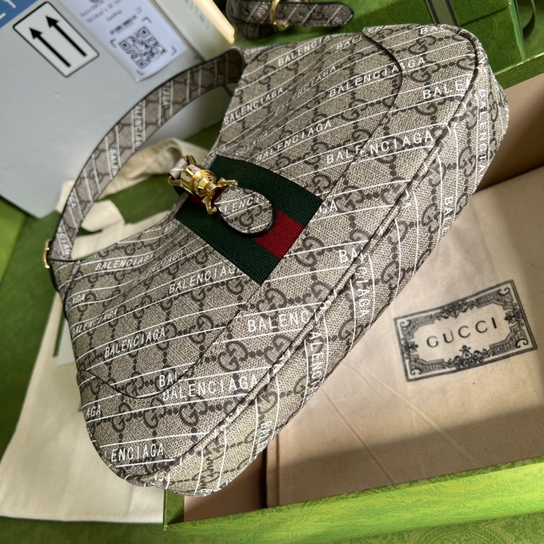 Gucci Canvas Shoulder Bag