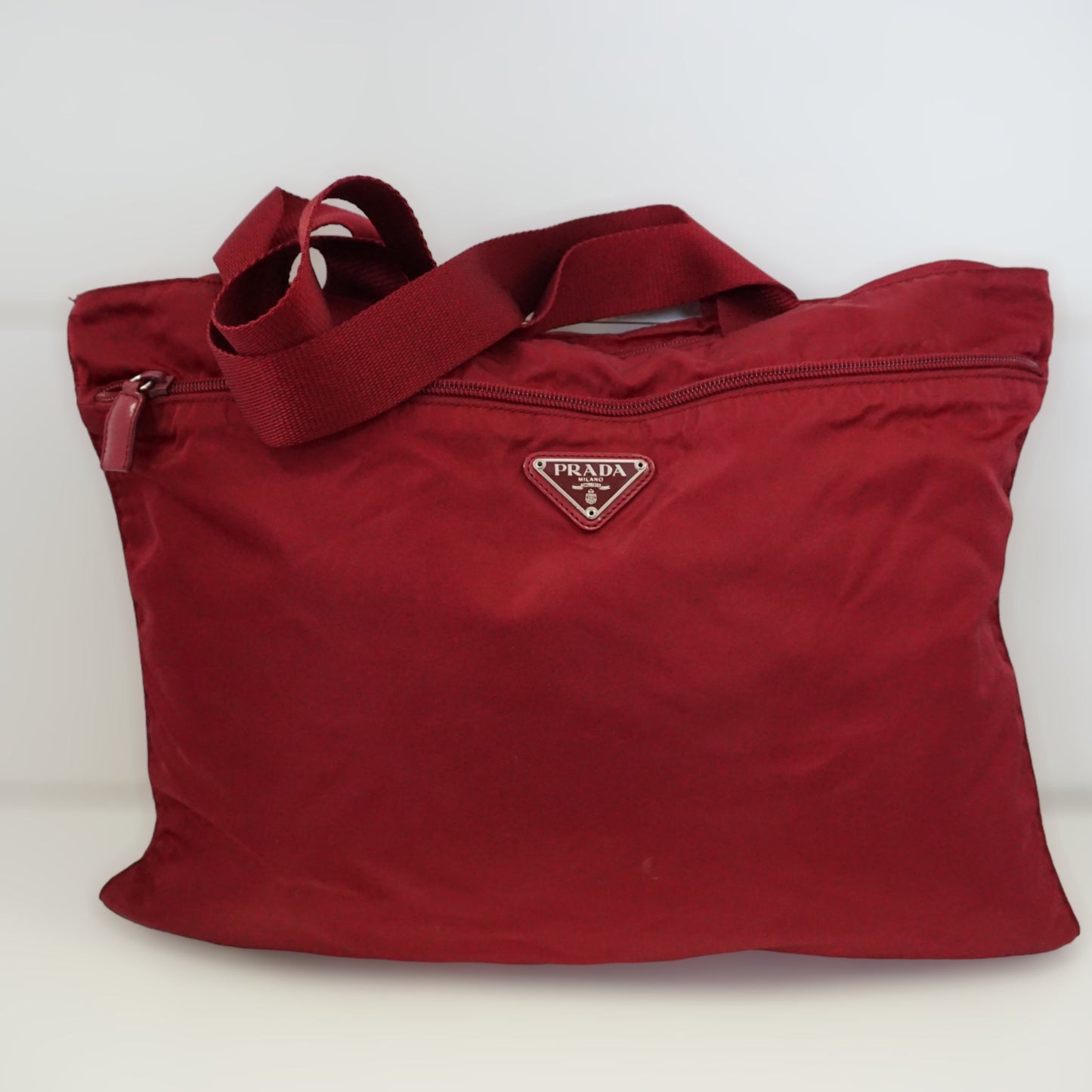Prada rød ToteBag Luxury Handbag