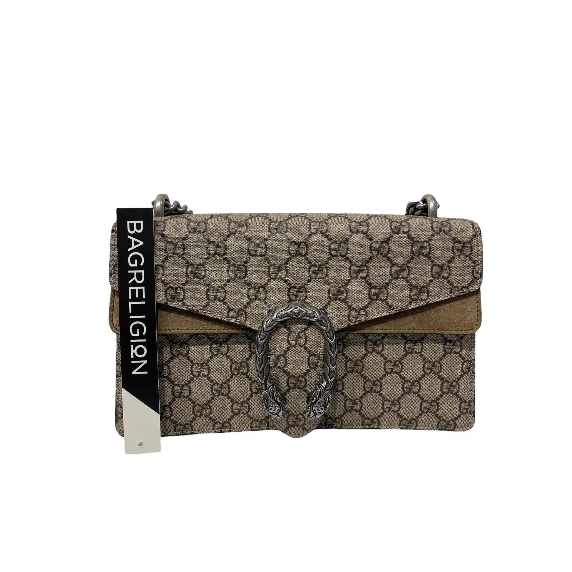 Gucci Monogram Chain Leather Shoulder Bag
