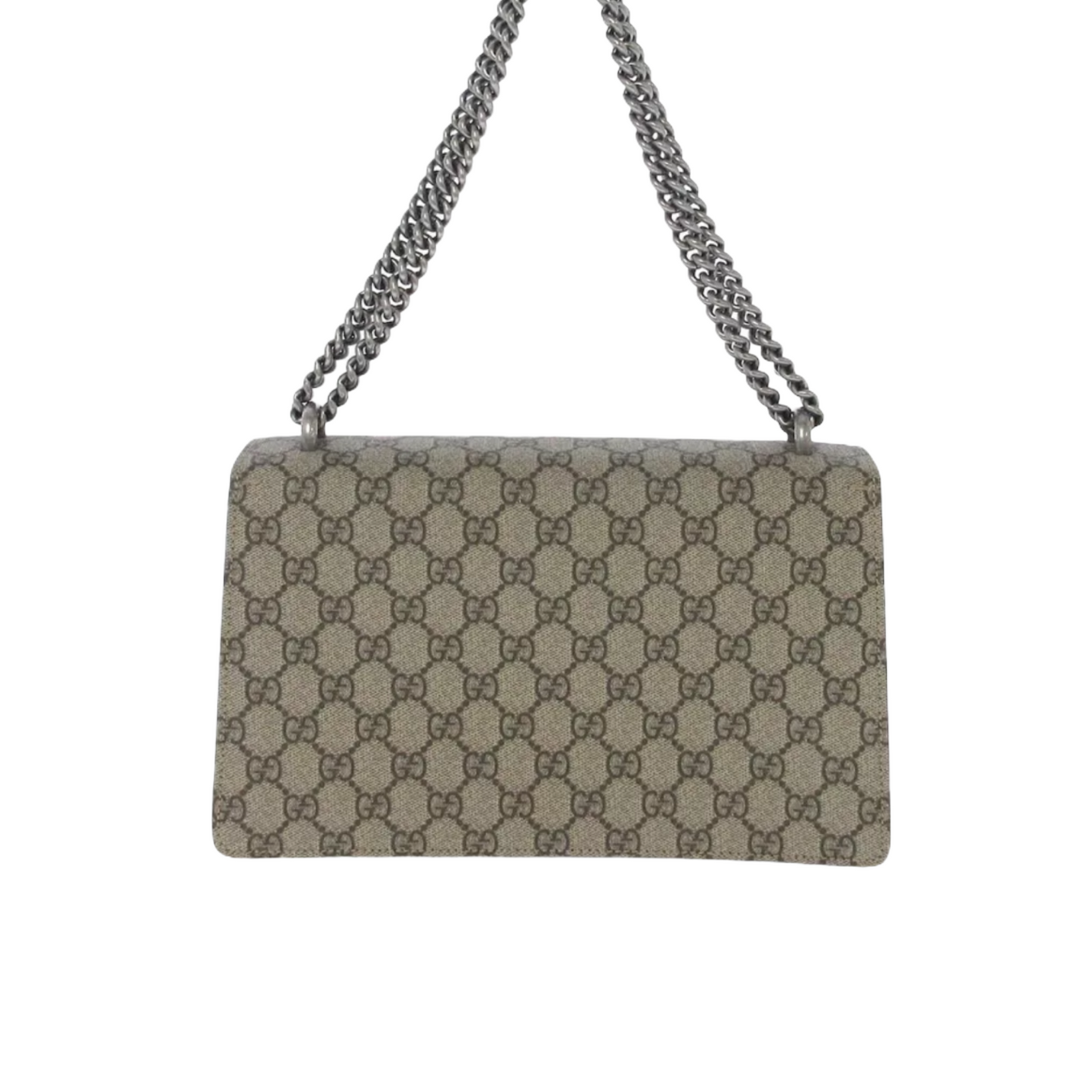 Gucci Monogram Chain Leather Shoulder Bag
