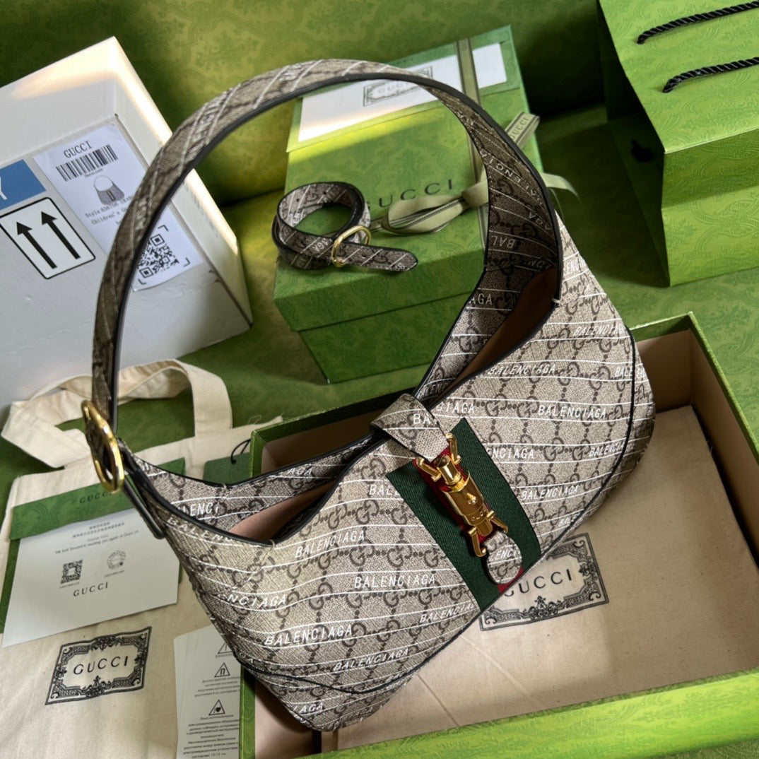 Gucci Canvas Shoulder Bag