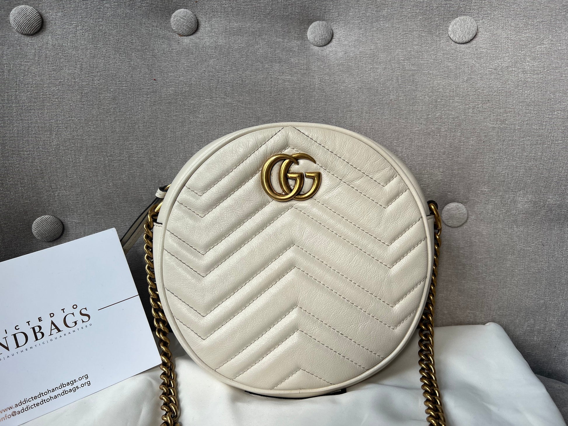Gucci Quilted Chain Shoulder Bag