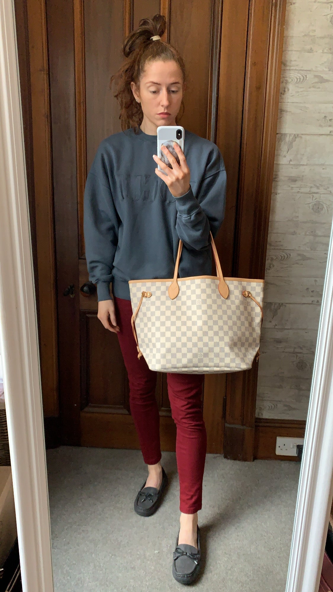 Louis Vuitton Neverfull MM Damier Azur (RRP £1,410) Tote