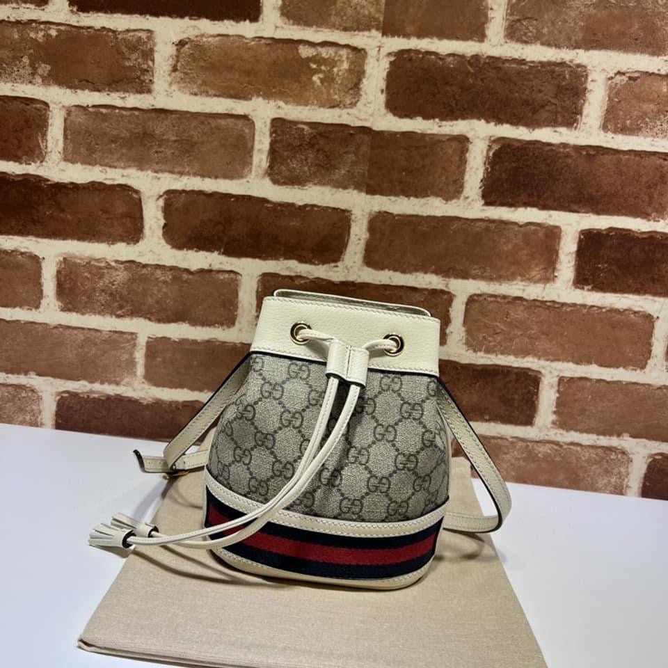 Gucci Ophidia Leather Bucket Bag Style 1
