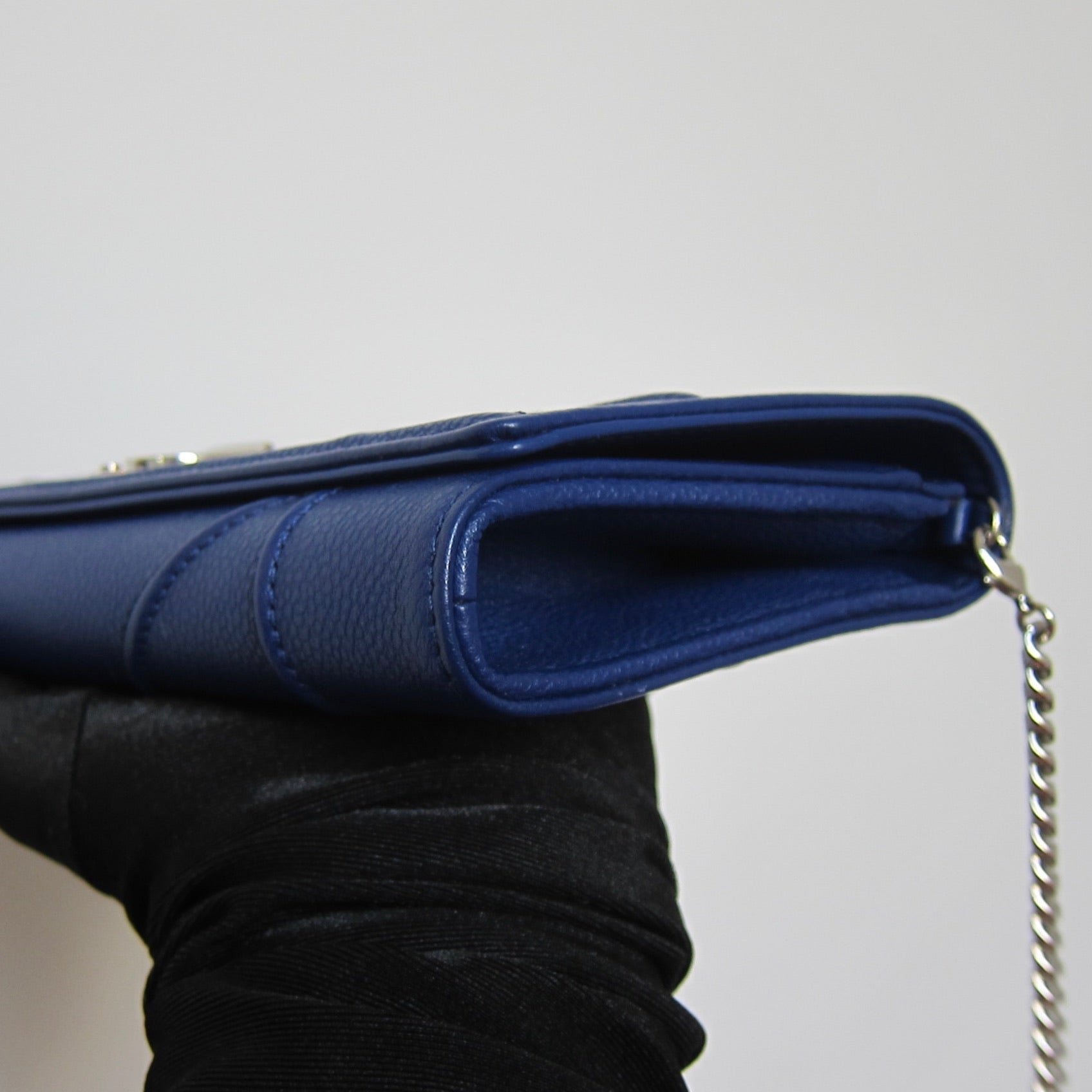 Saint Laurent Chain Leather Crossbody