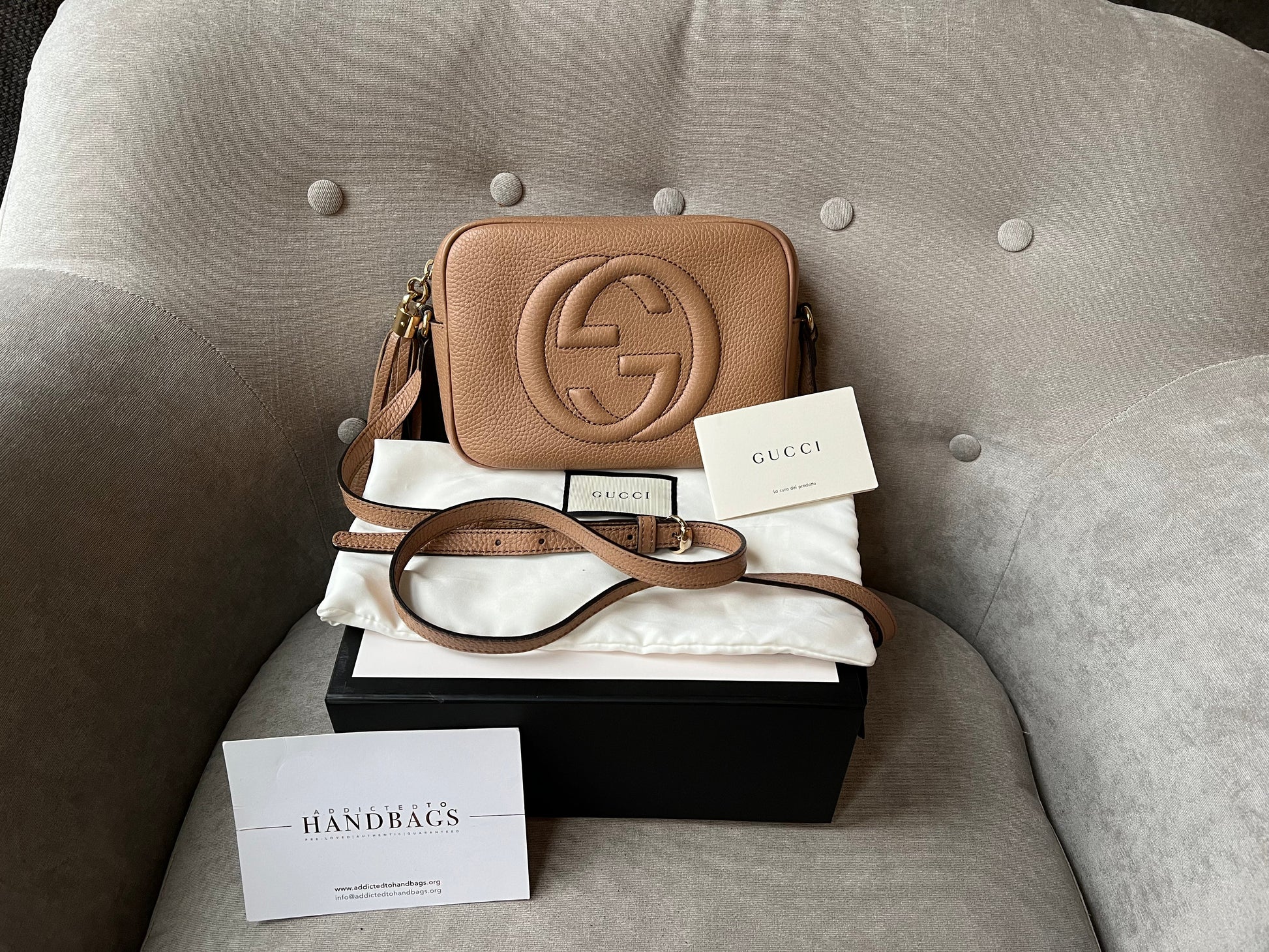Gucci Leather Shoulder Bag