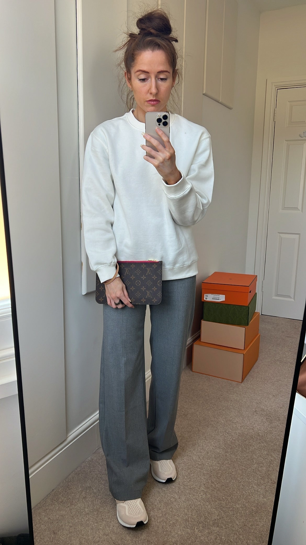 Louis Vuitton Pouch (from Neverfull MM) in Monogram Tote