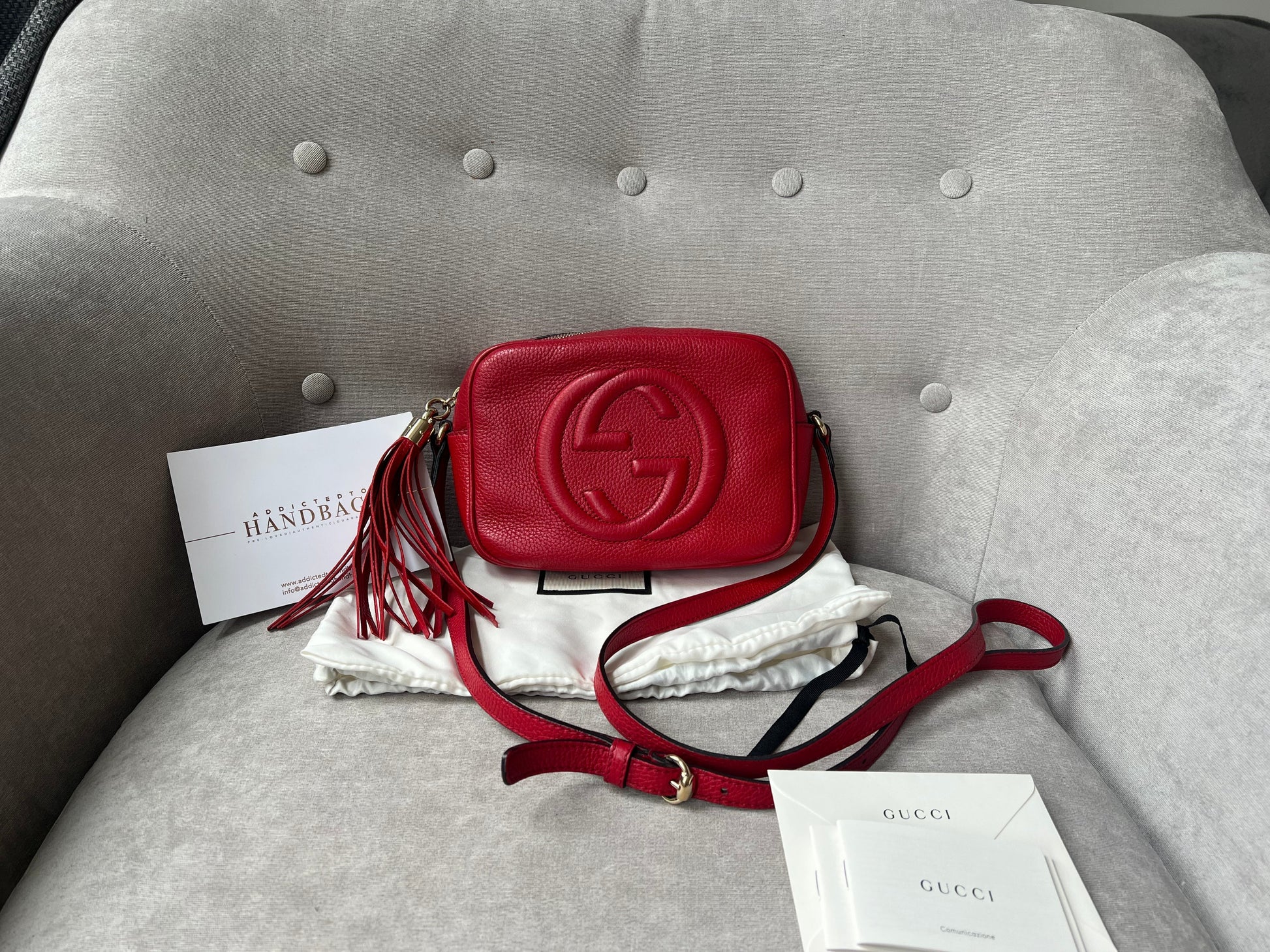 Gucci Leather Shoulder Bag