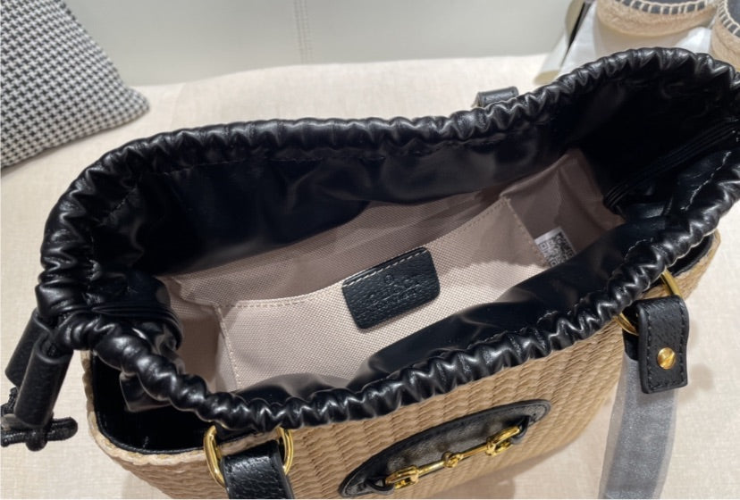 Gucci Prada Gathered Tote