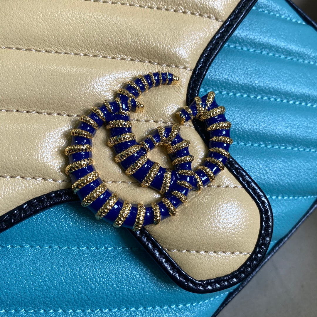 Gucci GG Marmont Quilted Chain Shoulder Bag Style 4
